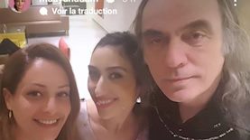 צביקה פיק בתו ומעיין אדם, צילום: אינסטגרם